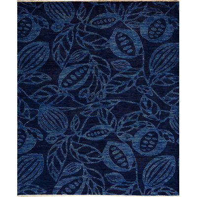 Hand Woven Wool Floral Area Rug