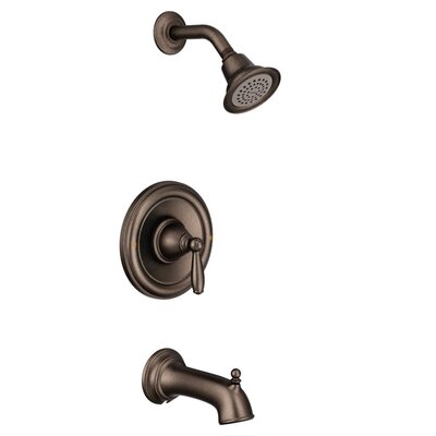 Brantford Tub and Shower Faucet with Rough-in Valve and Posi-Temp -  Moen, T2153ORB-2580-L