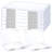 6 Pcs Clear A4 File Portable Project Case, Plastic Storage Box For 8.5" X 11" Letter Paper, Scrapbook Paper Storage Boxes Documents Magazines Holder With Buckle