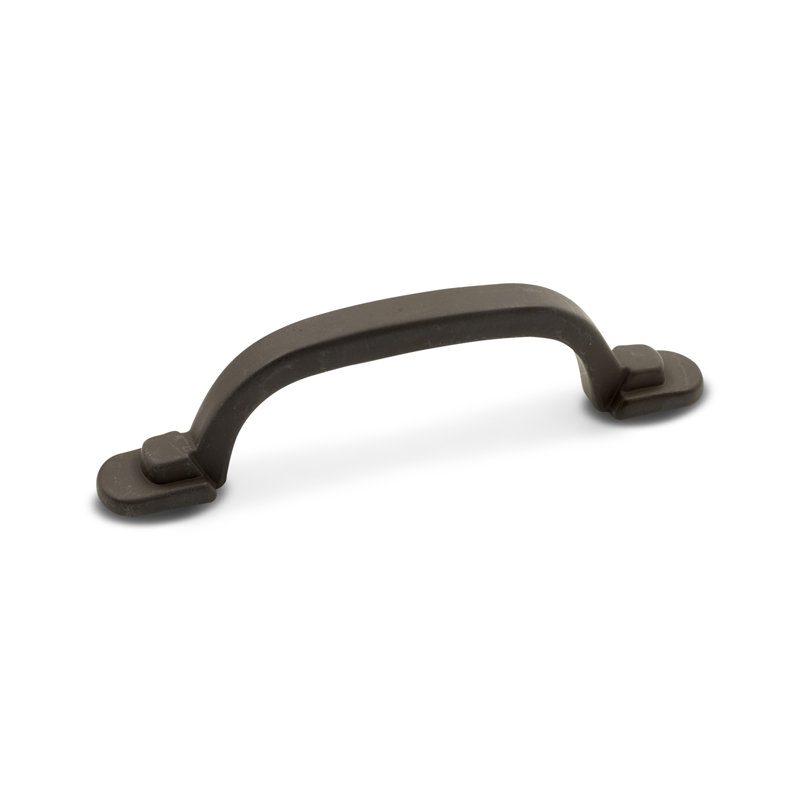 3" Center to Center Two Step Foot Rectangular Arch Pull CP Series, Oil Rubbed Bronze