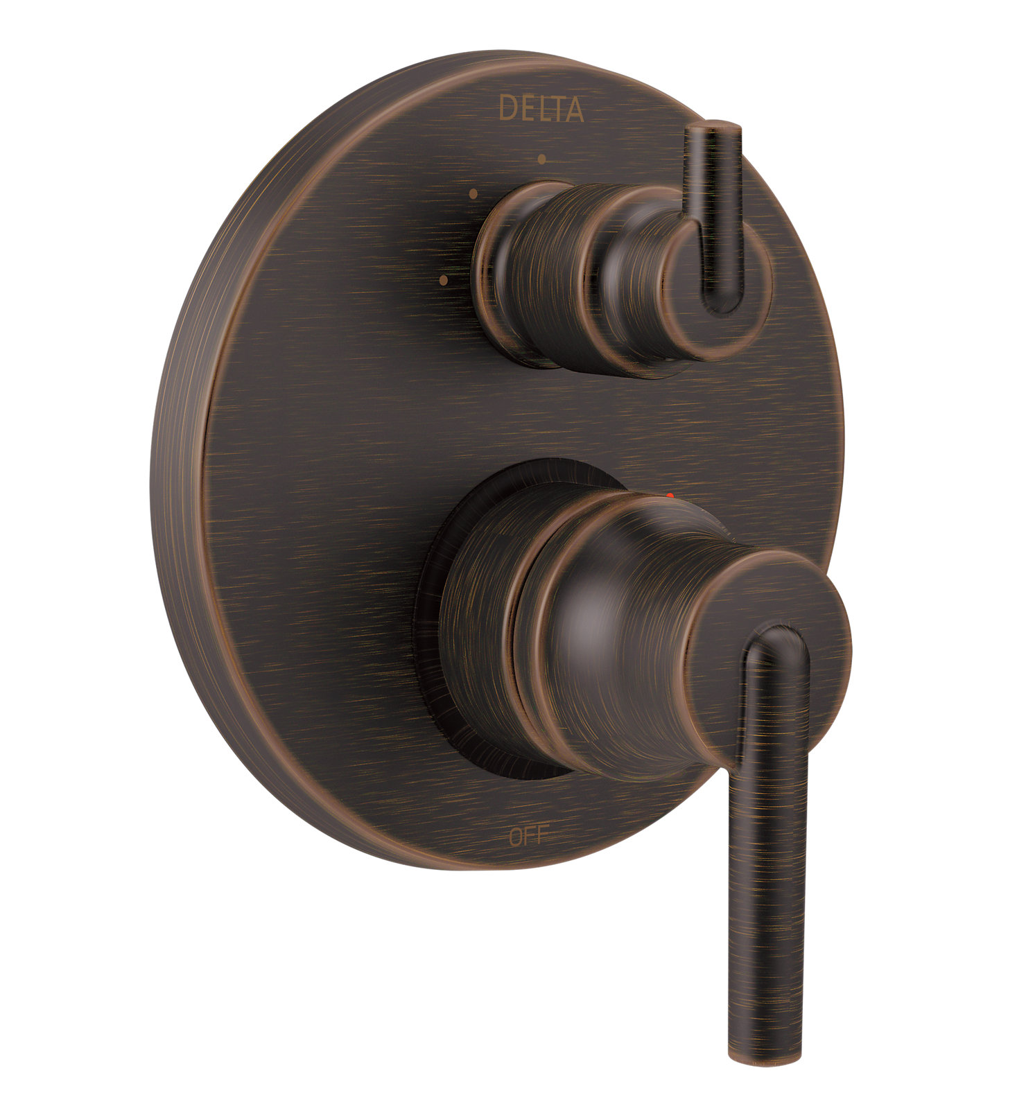 Trinsic 14 Series 3-Setting Shower Handle Diverter Trim Kit, Integrated Diverter Valve Trim Kit, Venetian Bronze