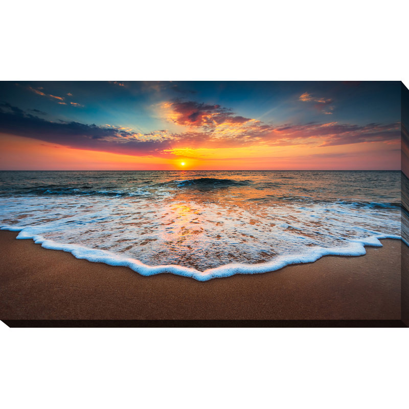 «Cloudscape Over the Sea 4», reproduction de photo sur toile tendue, H 24 po x l 40 po x P 1 po