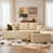 Beige Faux Fur