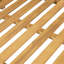 Lit de jour extérieur spacieux à trois places avec structure en acacia durable et corde moderne