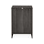 Table de chevet de style rustique en faux bois gris, table de chevet à 1 chambre améliorée, matériau en bois améliorant l'espace