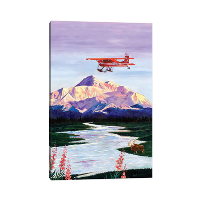 Denali Sunrise 1 Piece Wrapped Canvas Painting