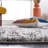 Kara Abstract White/Dark Gray Area Rug-1554081193
