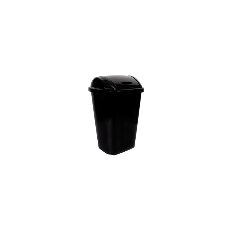 Poubelle à balançoire 13,5 gallons en plastique