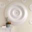 Médaillon de plafond Endurathane Galveston, DE 51 po x P 3 5/8 po x P 3 3/8 po (convient aux auvents jusqu'à 5 7/8 po), fini craquelé Gobi peint à la main-1611406409