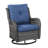 Deb 31" W Wicker Swivel Glider Chair with Ottoman and Cushions-833917344