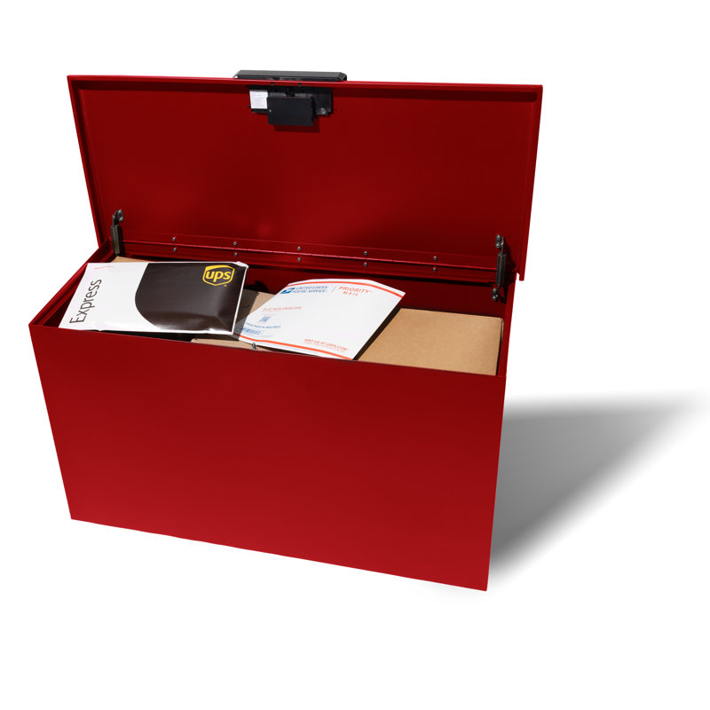 Loxx Boxx X-large Steel Package Drop, Gloss Red