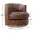 Arabella Genuine Leather Swivel Barrel Chair -111918342