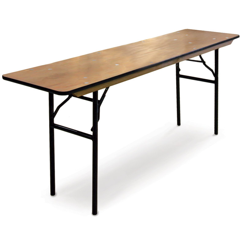 Table pliante rectangulaire ProRent, H 30 po x L 72 po x l 18 po