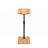 Couch Tray Table Bamboo Height Adjustable Side Table For Sofa C-Shaped Oval End Tables With Slots For Bed & Chairs In Living Room & Bedroom