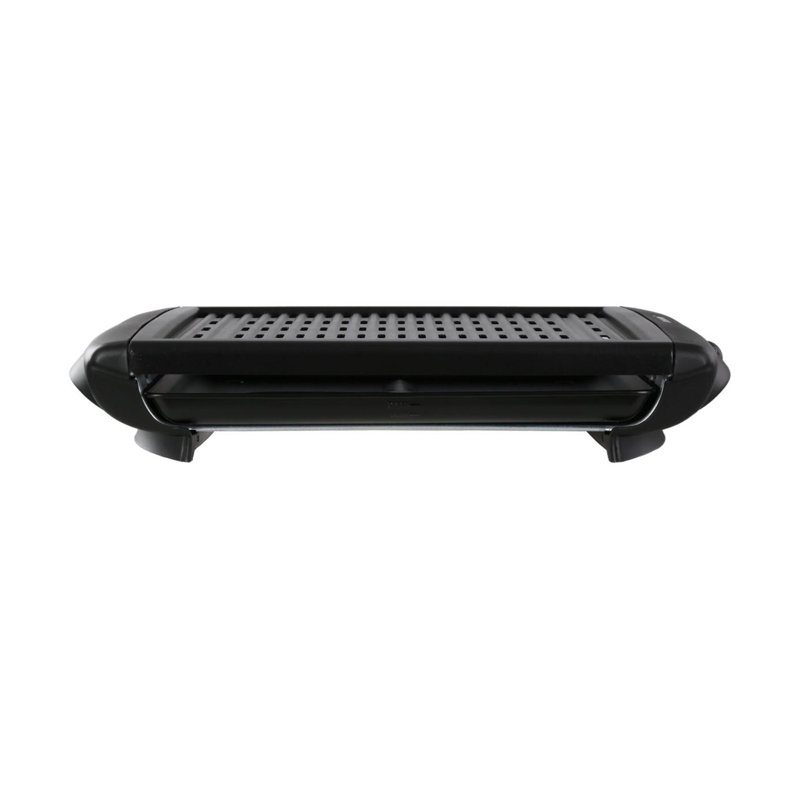 Extra Large Black Non-Stick Electric Grill with Aluminum Frame
