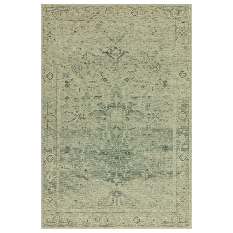 Rutherford Green Rug, Rectangle 120 x 170cm