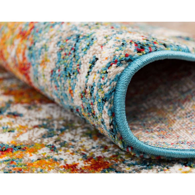 Murawski Ikat Indoor Rug, Round 3'3"