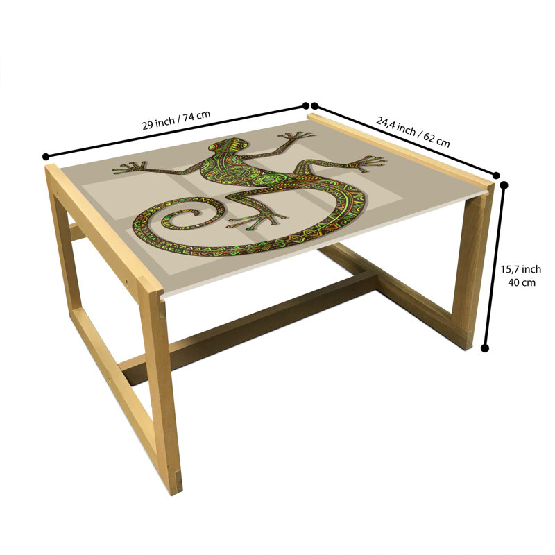 Jademarie Sled Coffee Table, 62cm H x 74cm W x 40cm D