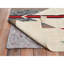 Tapis oriental tissé à la main à motif géométrique tissé à la main 8 pi 2 po x 10 pi blanc tissé à la main 8 pi 2 po x 10 pi