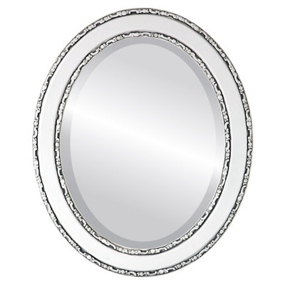 Minerva Wood Flat Wall Mirror