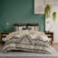 Ensemble de housse de couette en lin et coton pour lit double / grand 3 pièces