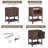 24" Single Bathroom Vanity Base Only-90979688