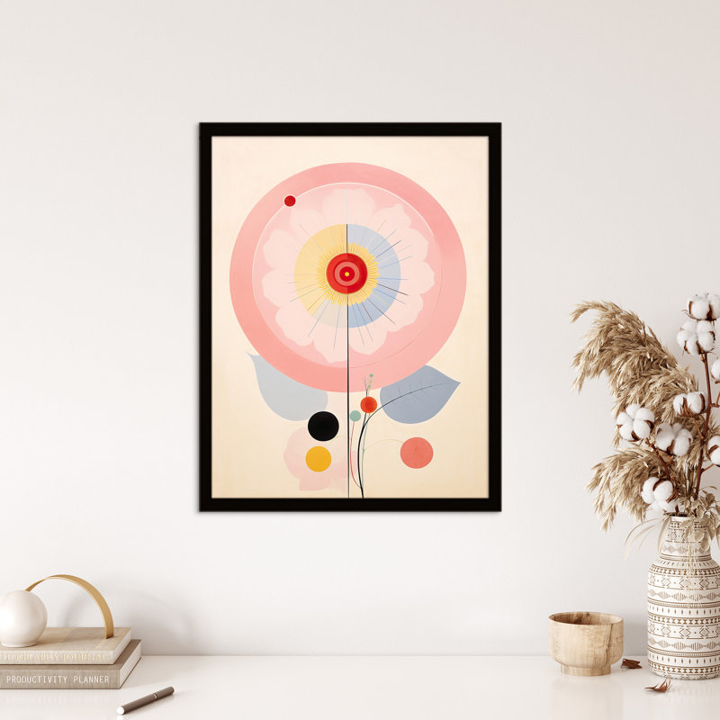 Abstract With A Hint Of Flower Bohemian - Single Picture Frame Print