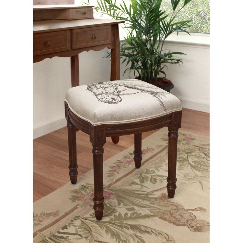Port Pirie Solid Wood Accent Stool