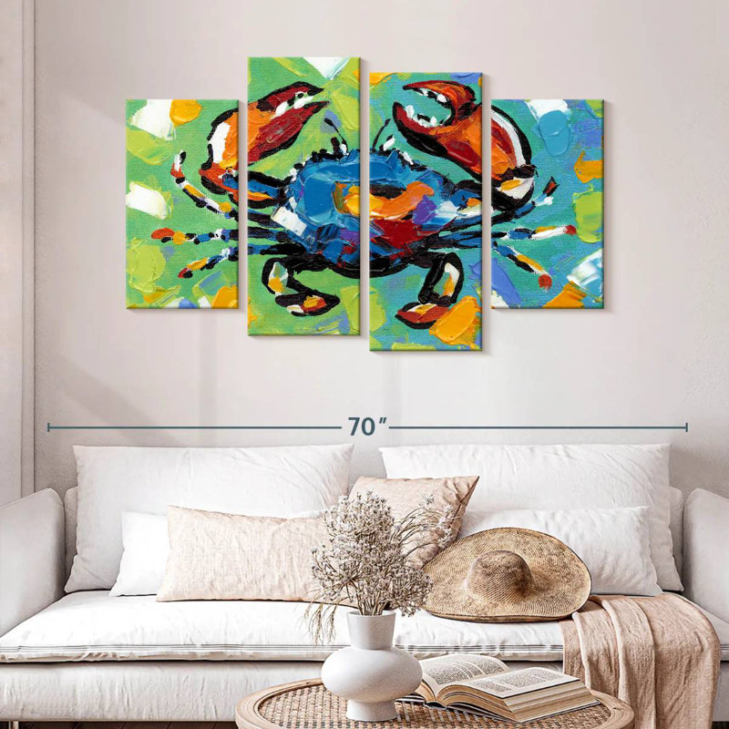Seaside Crab II, 32" H x 52" W