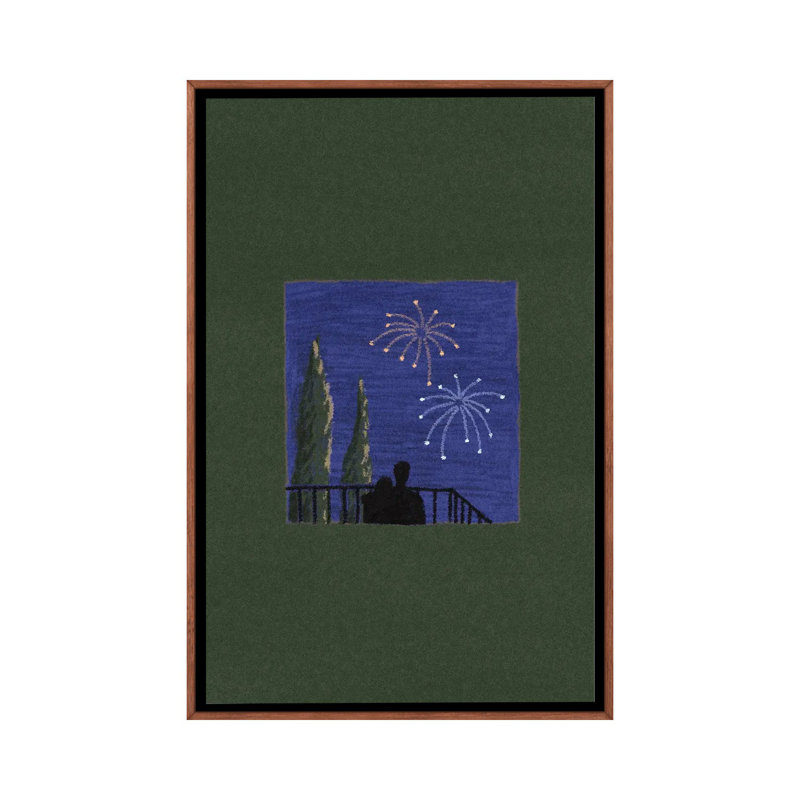 Indépendant - SGR43, H 26 po x l 18 po, Impression sur toile flottante sans passe-partout, Brun