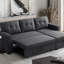 Canapé modulaire convertible rembourré avec méridienne coulissante-952222189-952222184