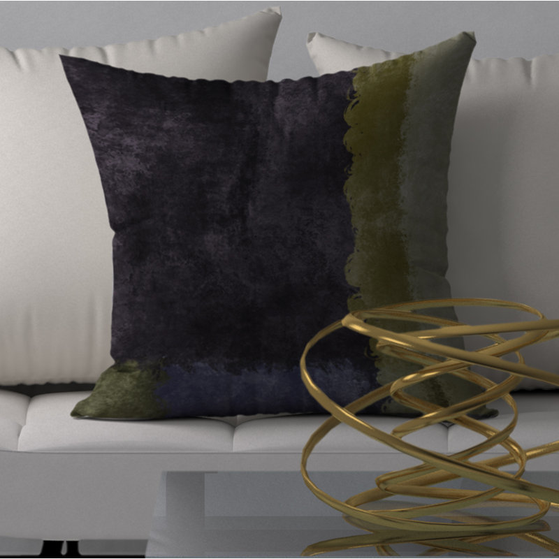  Housse et insert de coussin carré en diamant garanti, 24" X 24"
