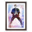 Elvis Presley The Jailhouse Rock in Abstract - Picture Frame Painting Print-55725539-55725541