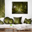 Route sombre à travers de vieux arbres - Coussin imprimé paysage-567114056-567114055