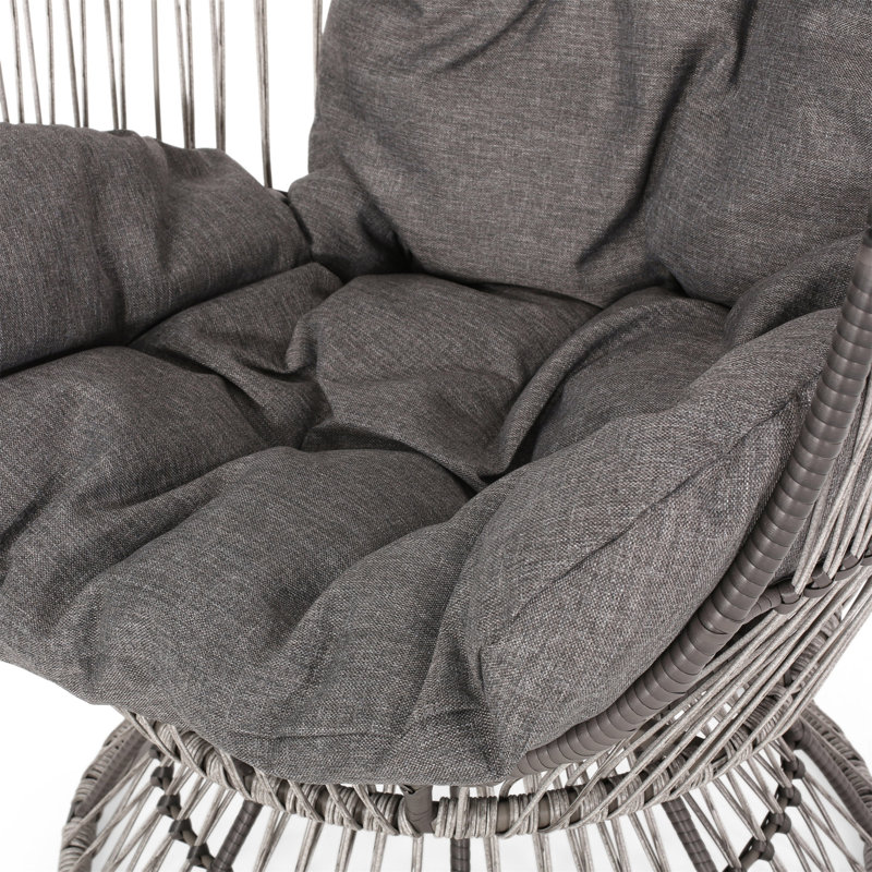 FAUTEUIL PIVOTANT RESEDA, Gris/taupe
