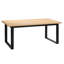 Ski-Leg Solid Wood Base Dining Table