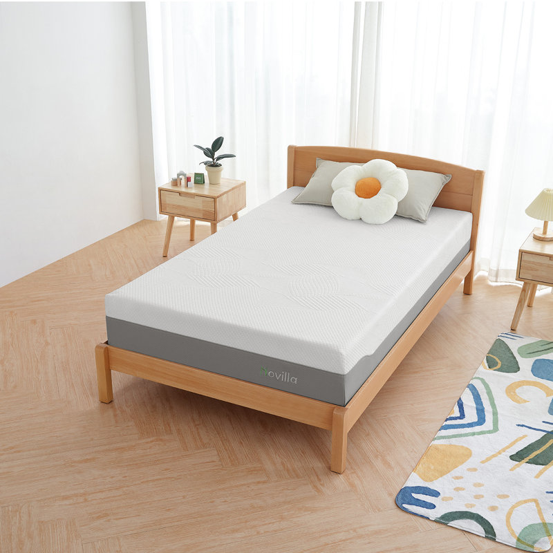 10" Medium Gel Memory Foam Mattress, Twin