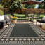 Tapis géométriques lavables pour patio de salle à manger-130383506-130383507