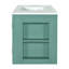 Meuble-lavabo mural 36 po avec lavabo en céramique