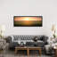 Vue panoramique du champ de maïs pendant le lever du soleil, Sacramento, Californie - reproduction de photo sur toile tendue-2004316893-1941217843