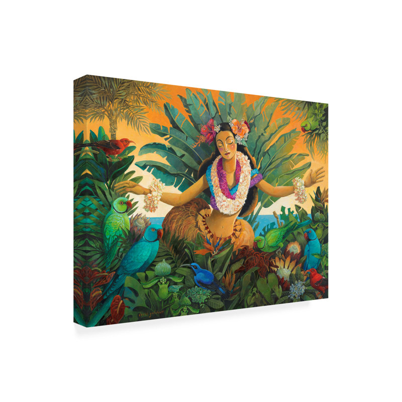 " Aloha " by David Galchutt, 14'' H x 19'' W x 2" D