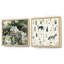 Majestic Wolf Wilderness - animaux loup carré ensemble de 2 collages-361623824-361623839