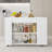 47.8" W Kitchen Island With Glass Top And Light
