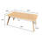 Solid Bamboo Snap Laptop Bed Tray