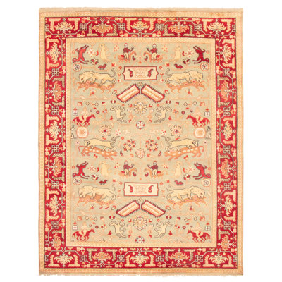 Lewy One-of-a-Kind 8'1" X 11'7" New Age Wool Area Rug in