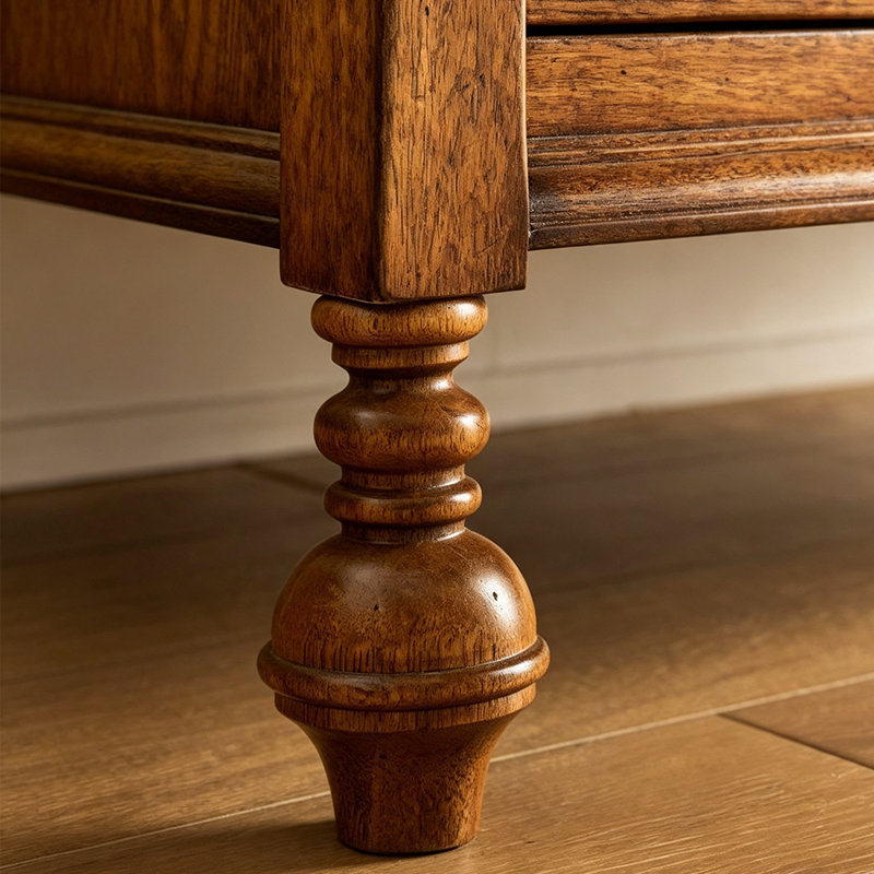Armoire de rangement à bascule rétro de style français