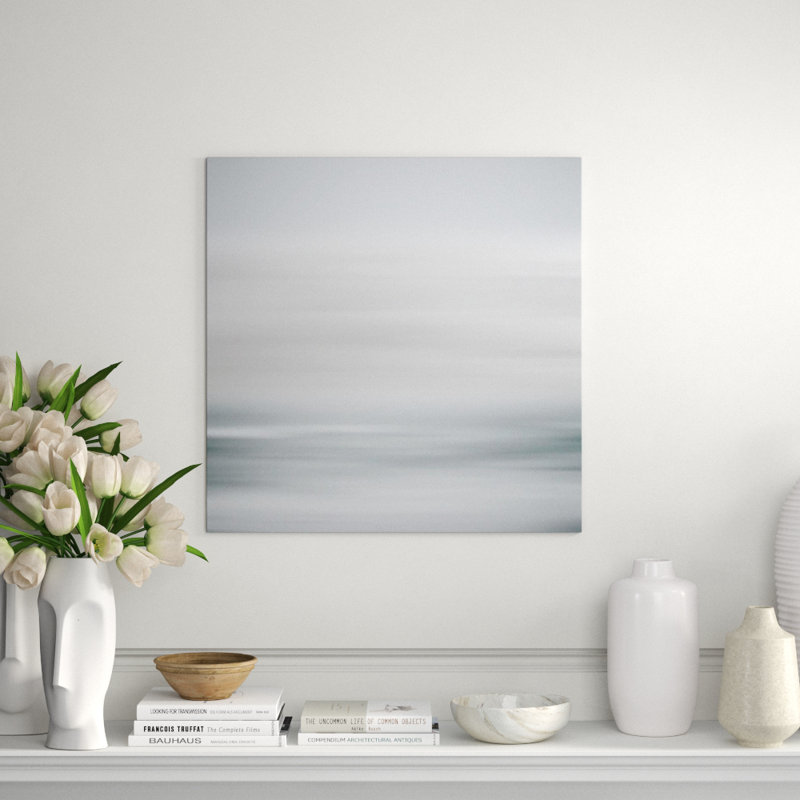 Pearled Greys I Print by James McAllen, Image Brush Gel, 24" H x 24" W