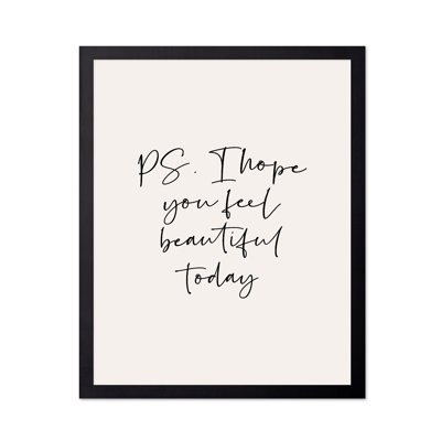 I Hope You Feel Beautiful