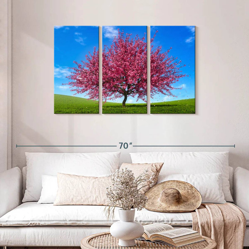 Arbre Harnek rose, H 28 po x l 45 po