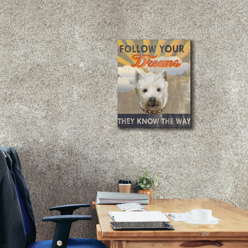 «Dog Days - Pek Pup» par Art Licensing Studio, art mural sur toile